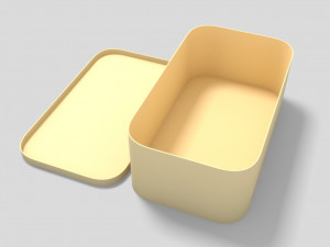 food ratio box Model 3D