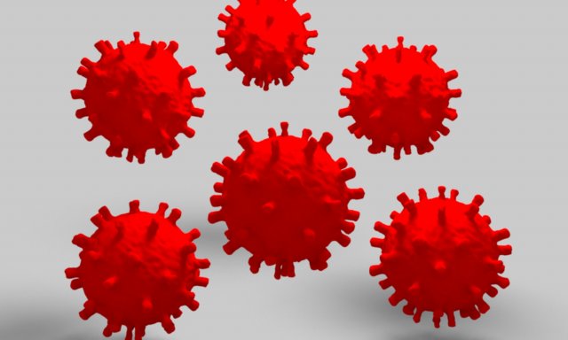 corona virus Model 3D .c4d .max .obj .3ds .fbx .stl .blend 