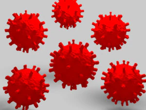 corona virus 3D Model