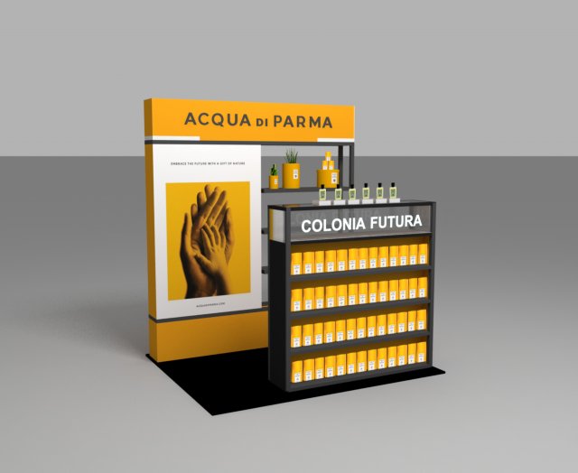 exhibition stall - fair exhibition - exhibition stand 3D Модель .c4d .max .obj .3ds .fbx .stl .blend 