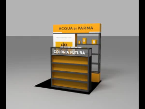 प्रदर्शनी स्टाल - मेला प्रदर्शनी - प्रदर्शनी स्टैंड 3D मॉडल