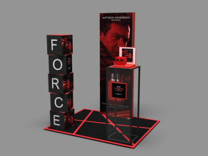 exhibition stall - fair exhibition - exhibition stand - in store booth 3D मॉडल