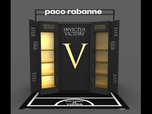 exhibition stall - fair exhibition - exhibition stand - in store booth Modello 3D