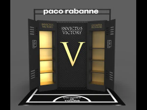 exhibition stall - fair exhibition - exhibition stand - in store booth 3D Model