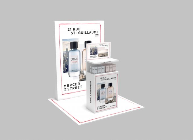 exhibition stall - fair exhibition - exhibition stand - in store booth Model 3D .c4d .max .obj .3ds .fbx .stl .blend 