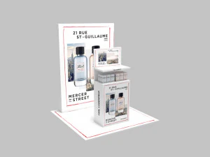 barraca de exposição - exposição de feira - estande de exposição - estande na loja Modelo 3D