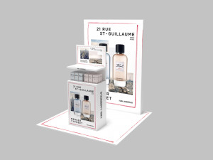 exhibition stall - fair exhibition - exhibition stand - in store booth Model 3D