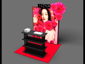 exhibition stall - fair exhibition - exhibition stand - in store booth Modelo 3D