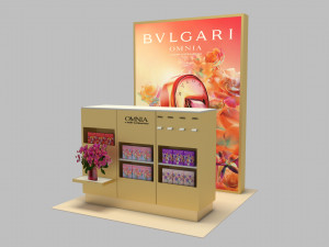 exhibition stall - fair exhibition - exhibition stand - in store booth Modelo 3D