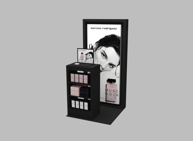 exhibition stall - fair exhibition - exhibition stand - in store booth 3D 모델 .c4d .max .obj .3ds .fbx .stl .blend 
