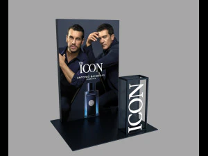 barraca de exposição - exposição de feira - estande na loja - exposição na loja - exposição na loja Modelo 3D