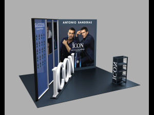 exhibition stall - fair exhibition - exhibition stand - in mall booth 3D Модель