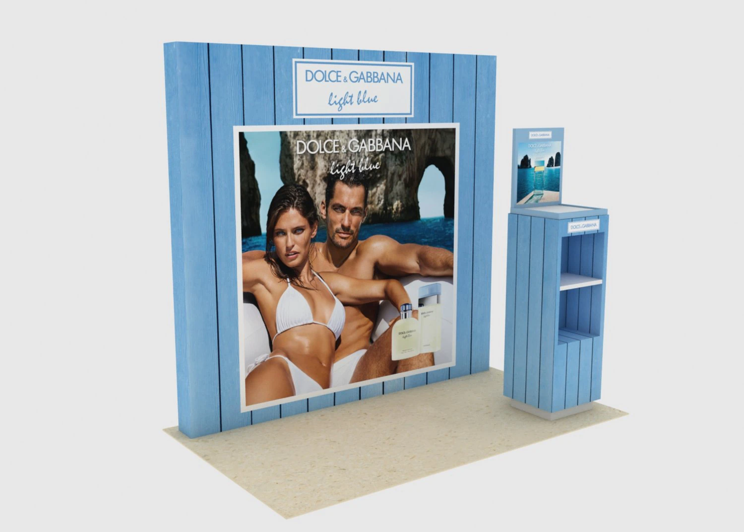 exhibition stall - fair exhibition - in store booth - store exhibition - shop exhibition 3D Model .c4d .max .obj .3ds .fbx .stl .blend 