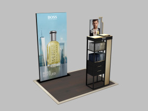 exhibition stall - fair exhibition - in store booth - store exhibition - shop exhibition 3D 모델