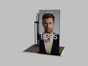 exhibition stall - fair exhibition - in store booth - store exhibition - shop exhibition 3D Model
