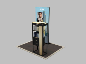 exhibition stall - fair exhibition - in store booth - store exhibition - shop exhibition 3D Model