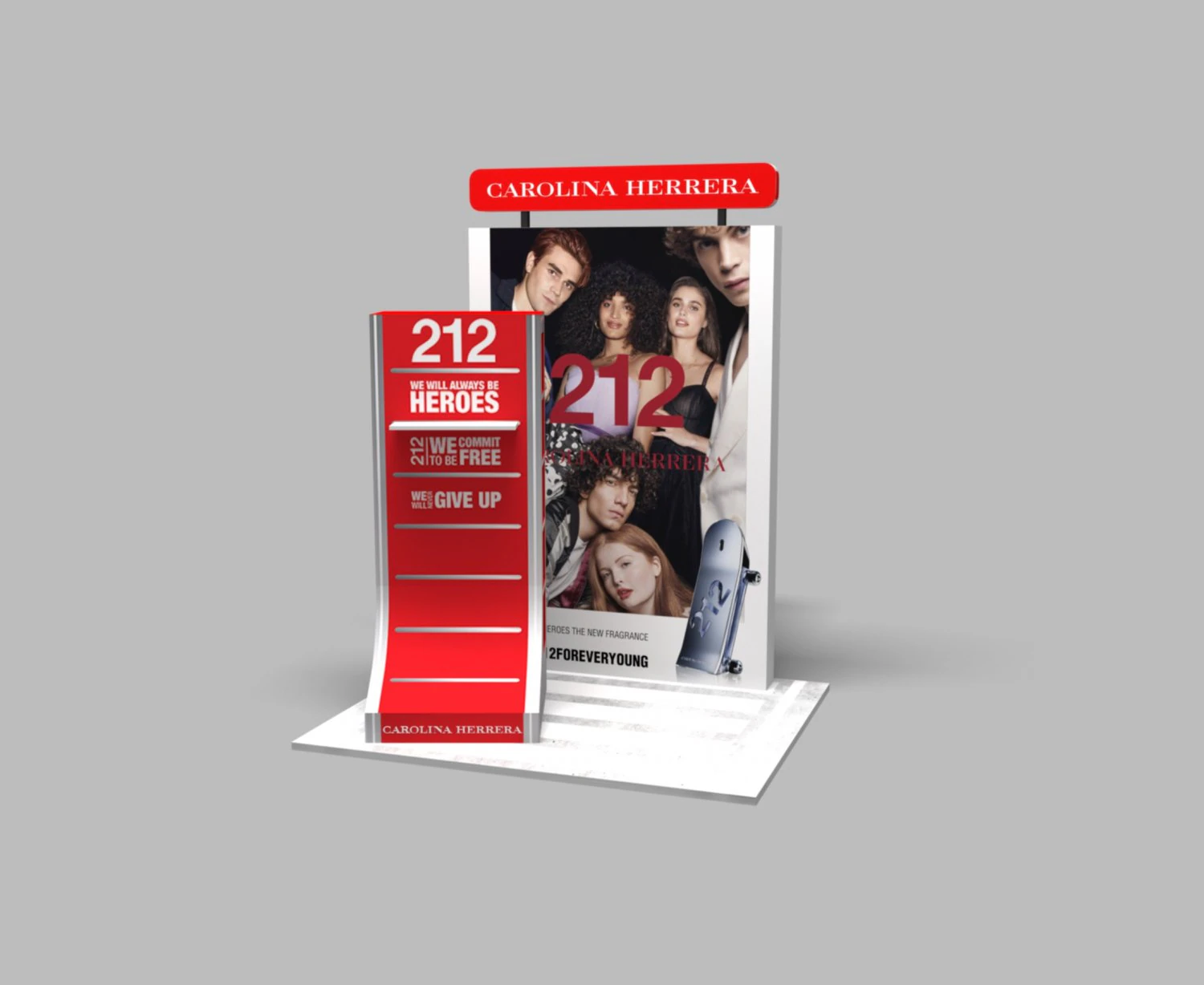 exhibition stall - fair exhibition - in store booth - store exhibition - shop exhibition 3D Model .c4d .max .obj .3ds .fbx .stl .blend 