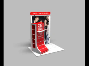 exhibition stall - fair exhibition - in store booth - store exhibition - shop exhibition 3D Model