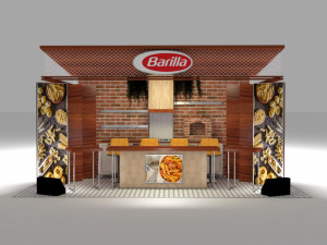 kitchen exhibition stall - fair exhibition - in store booth - store exhibition - shop exhibition 3D Модель