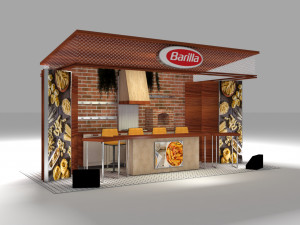 kitchen exhibition stall - fair exhibition - in store booth - store exhibition - shop exhibition 3D Model
