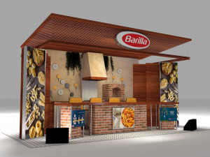 kitchen exhibition stall - fair exhibition - in store booth - store exhibition - shop exhibition 3D Model