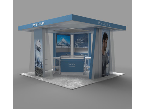 Luxury exhibition stall - Modern exhibition stall - Exhibition stall furniture - Creative exhibition 3D मॉडल