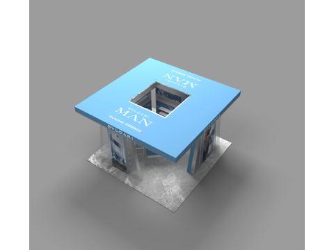 Luxury exhibition stall - Modern exhibition stall - Exhibition stall furniture - Creative exhibition 3D Модель