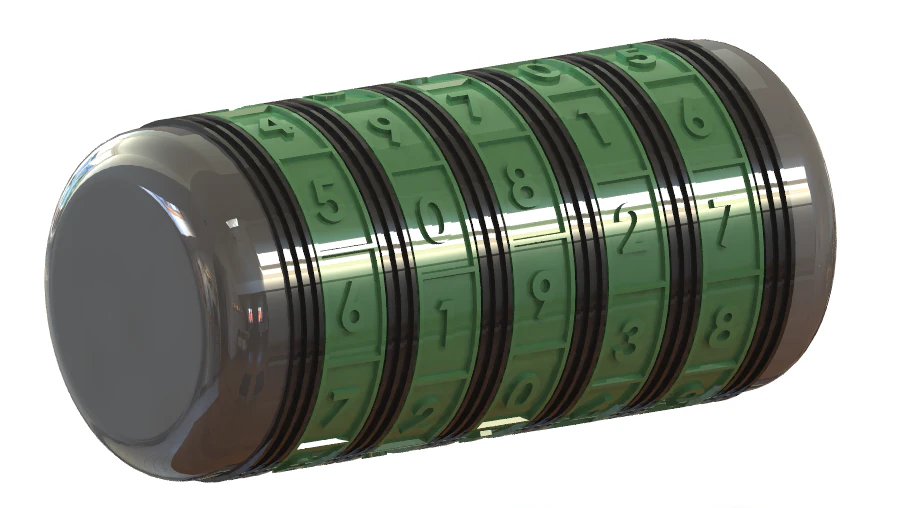 cryptex 3D Print Model .c4d .max .obj .3ds .fbx .stl .blend
