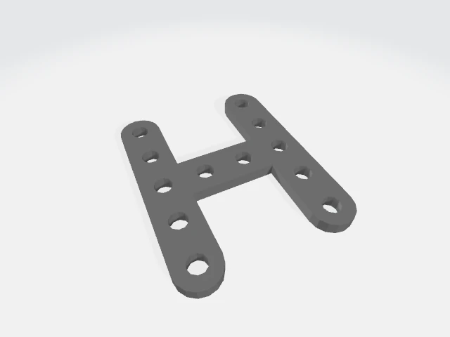 Planka h 3D Print Model .c4d .max .obj .3ds .fbx .stl .blend 
