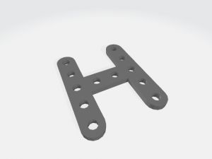 Planka h Modelo de Impressão 3D