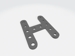 प्लांका एच 3D प्रिंट मॉडल