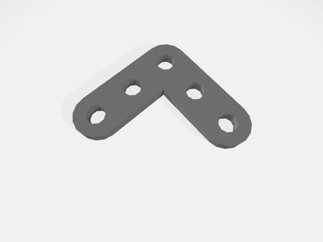 Planka L 3D Print Model .c4d .max .obj .3ds .fbx .stl .blend 