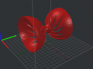 spiral diabolo 3D Model