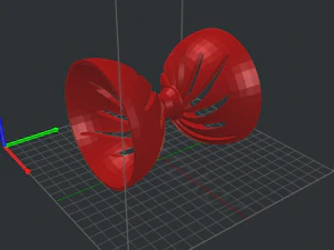 spiral diabolo 3D Model