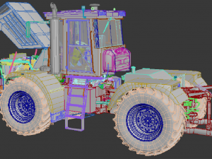 kirovets k-7444 premium Modello 3D