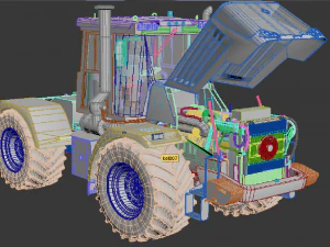 kirovets k-7444 premium 3D Model
