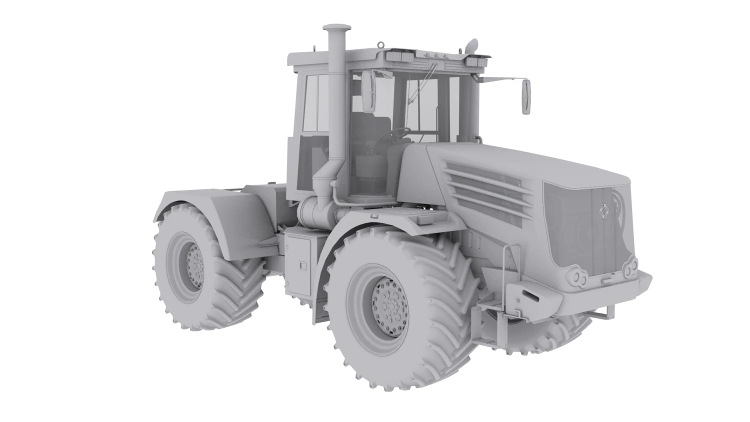 kirovets k-7444 premium 3D Model .c4d .max .obj .3ds .fbx .stl .blend