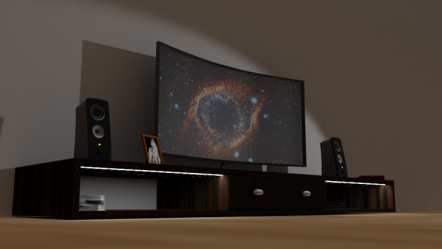 samsung qled 2018 Modelo 3D .c4d .max .obj .3ds .fbx .stl .blend 