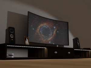 samsung qled 2018 3D 모델