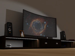 samsung qled 2018 Modelo 3D