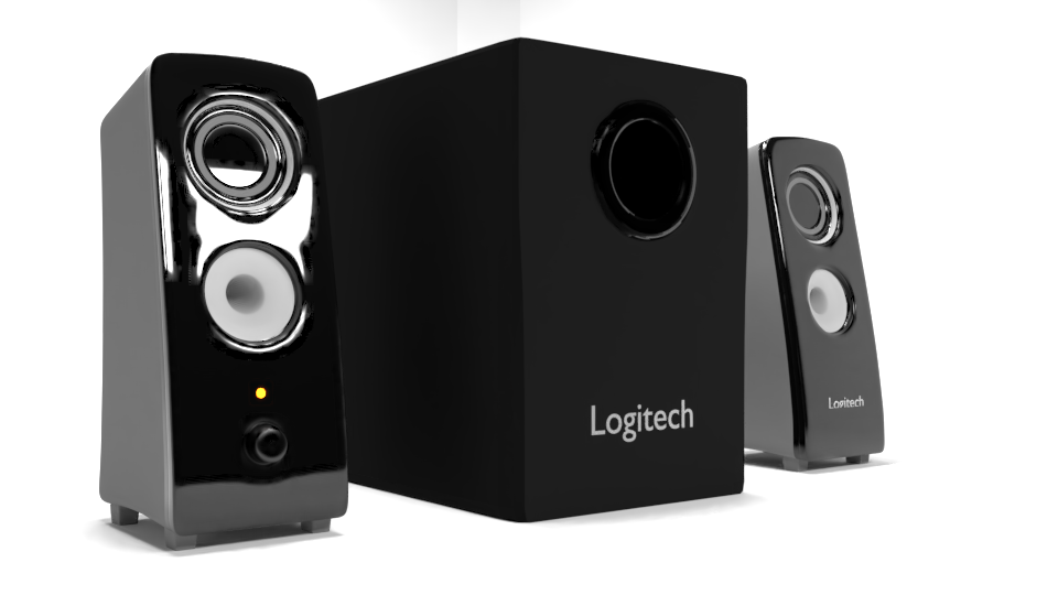 Regeneration lokalisere princip Logitech speaker system z323 3D Model in Audio 3DExport