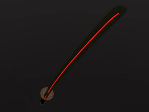 neon katana 3D Model