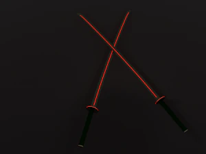 neon katana 3D Model