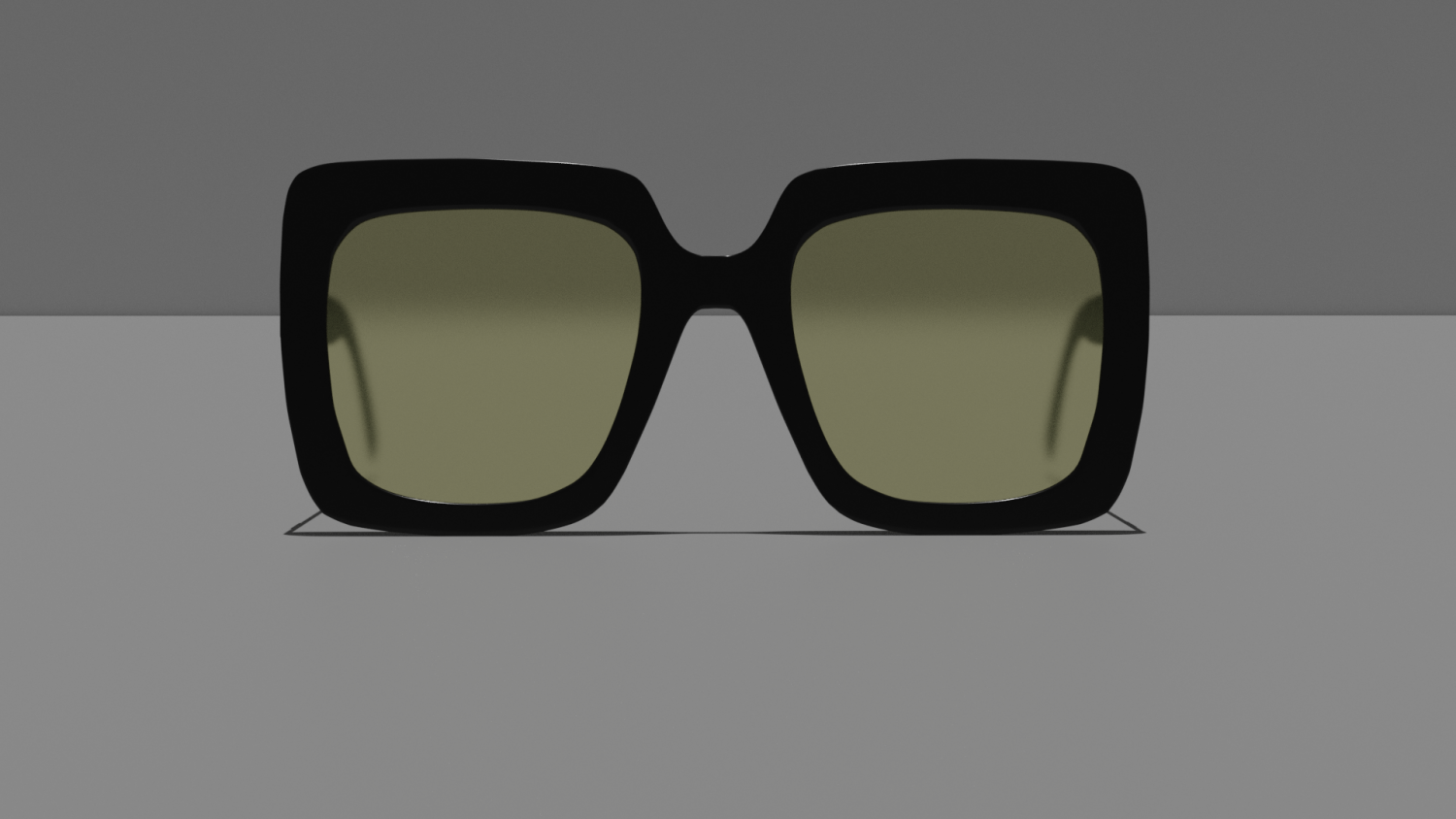 gucci square sunglasses 3D in 3DExport