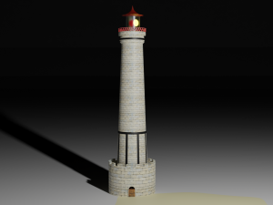 lighthouse 3D 모델