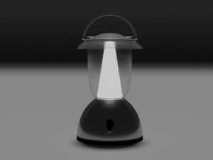 electric lamp 3D 모델