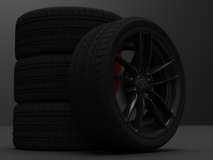 toyota wheals 3D 모델