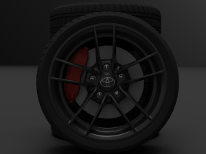 toyota wheals 3D Model