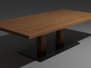 wooden table 3D 모델