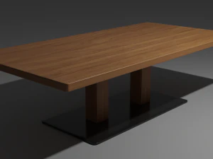tavolo in legno Modello 3D